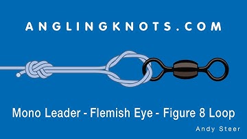 How To Make A Mono Leader - Flemish Eye - Figure 8 Loop