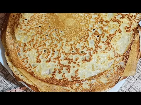 Тоненькие БЛИНЧИКИ Молоко + Кипяток без Соды