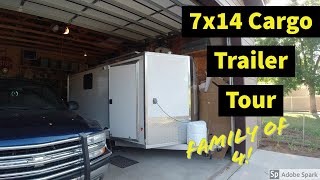 Cargo Trailer Conversion Tour – 7x14