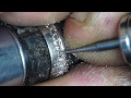 Diamond Wedding Band Making - Diamond Setting