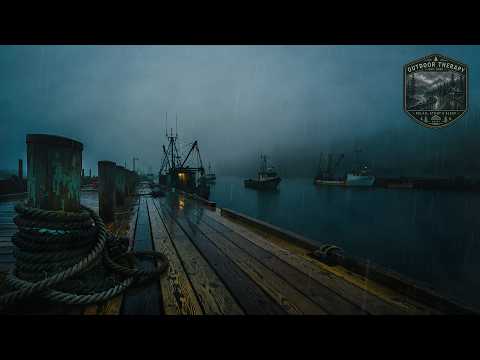 A Quiet Harbor Somewhere in the Rain | Sleep Sounds for Deep Rest