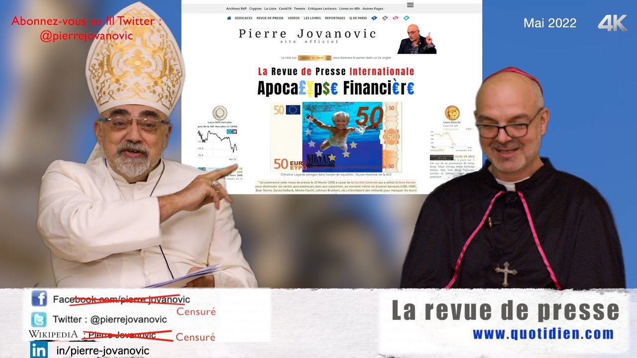 P. Jovanovic - L. Fendt : La Revue de presse  (Mai 2022)