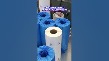 Mass production of various labels every day. #label #factory #selfadhesivelabel #customlabels