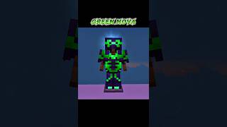 Green Nova. Minecraft Armor Trim Combination