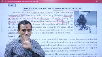 STD. 11 | UNIT-1, READ-1- THE JOURNEY OF MY LIFE :- FROM EARTH TO EVEREST