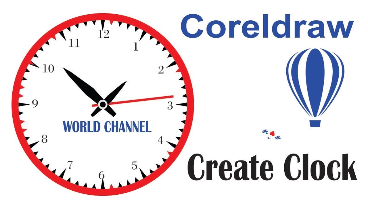 Clock design in coreldraw | CorelDRAW