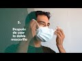 Consejos para el usos correcto de la doble mascarilla 😷