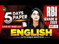 RBI Grade B Phase 1 Preparation | RBI Grade B English | 5 Day 5 Paper | English by Anchal Ma'am #5