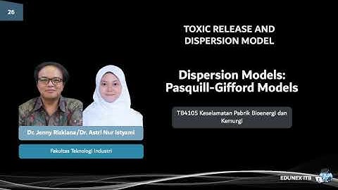 TB4105 Toxic Release & Dispersion Models 3