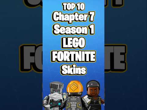 Top 10 LEGO Fortnite Skins - Chapter 7 Season 1 #lego #fortnite #legofortnite #fortnitetop10 #top10