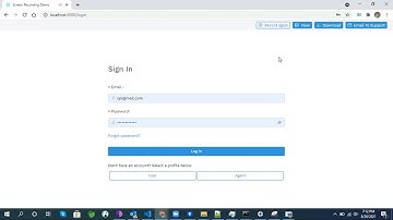 React JS Web Application Capturing / Recording Demo