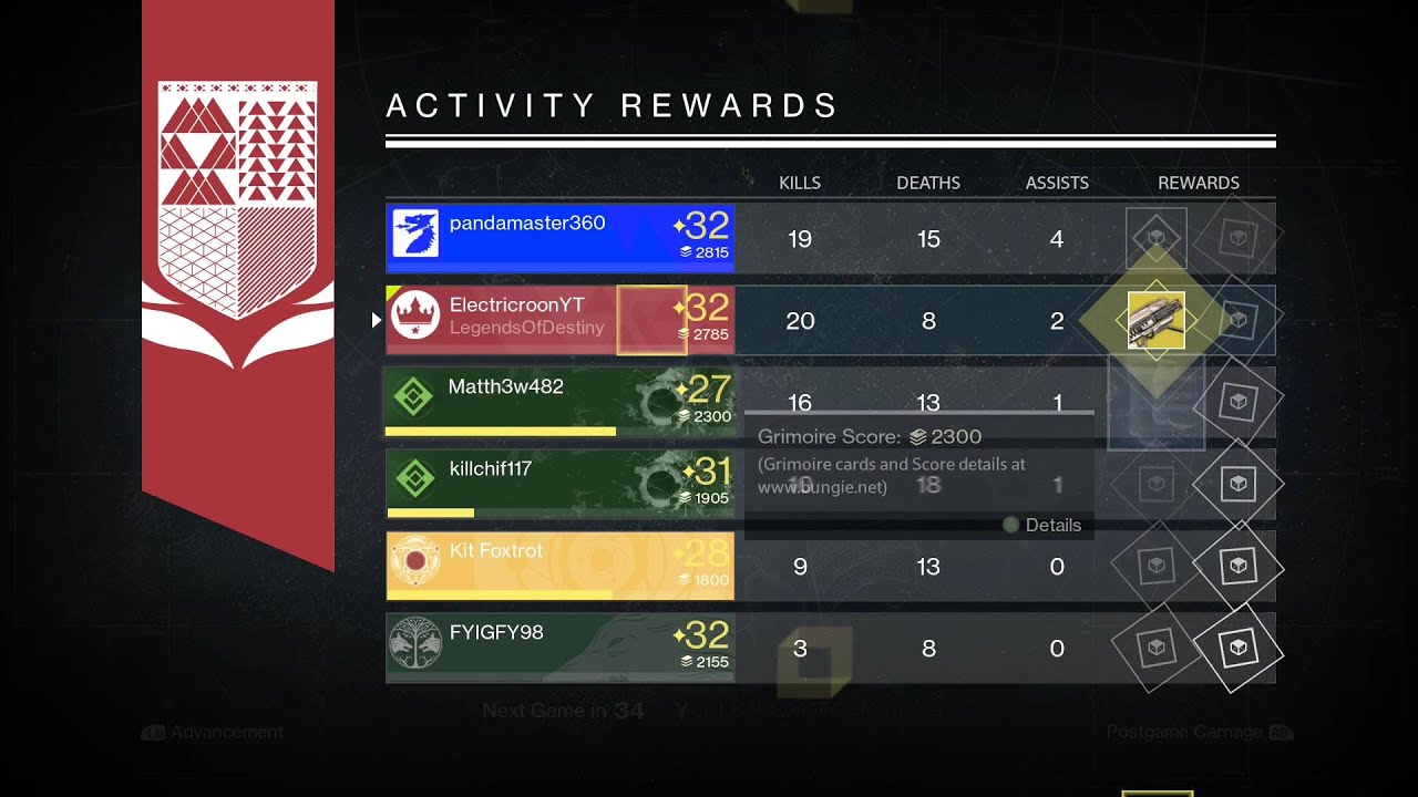 Destiny Rumble Gjallarhorn Drop - My 6th