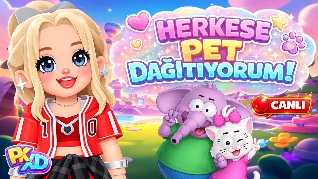 🎁 PKXD CANLI! KRAL ŞAKİR PET DAĞITIMI 💛 ŞANSINI DENE!