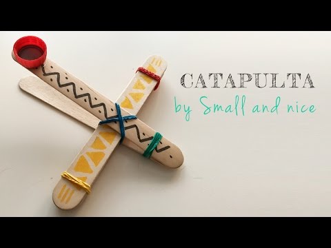 Tutorial Diy Catapulta Con Palitos Youtube