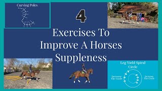 Exercises To Help Improve Your Horses Suppleness Dressage Training Equestrian