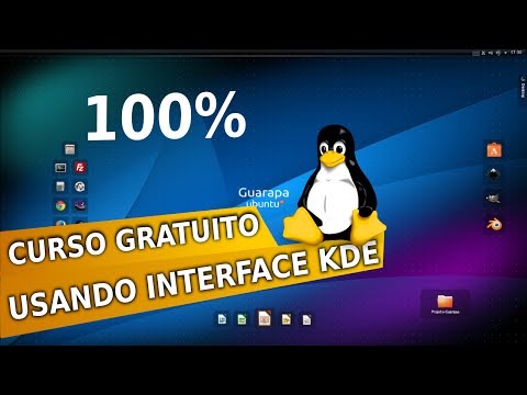 Curso de Linux Ubuntu - 56 - melhorando 100% inteface KDE (importante ver essa aula)
