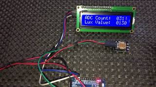 Nuvoton N76E003 ADC Interrupt Example - Light Meter
