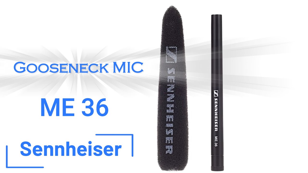 SENNHEISER GOOSENECK MIC WITH BASE FOR CHURCH, CONFERENCE AND SPEECH PROGRAM