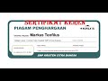 Membuat sertifikat mudah simple dan menarik menggunakan MS.Publisher