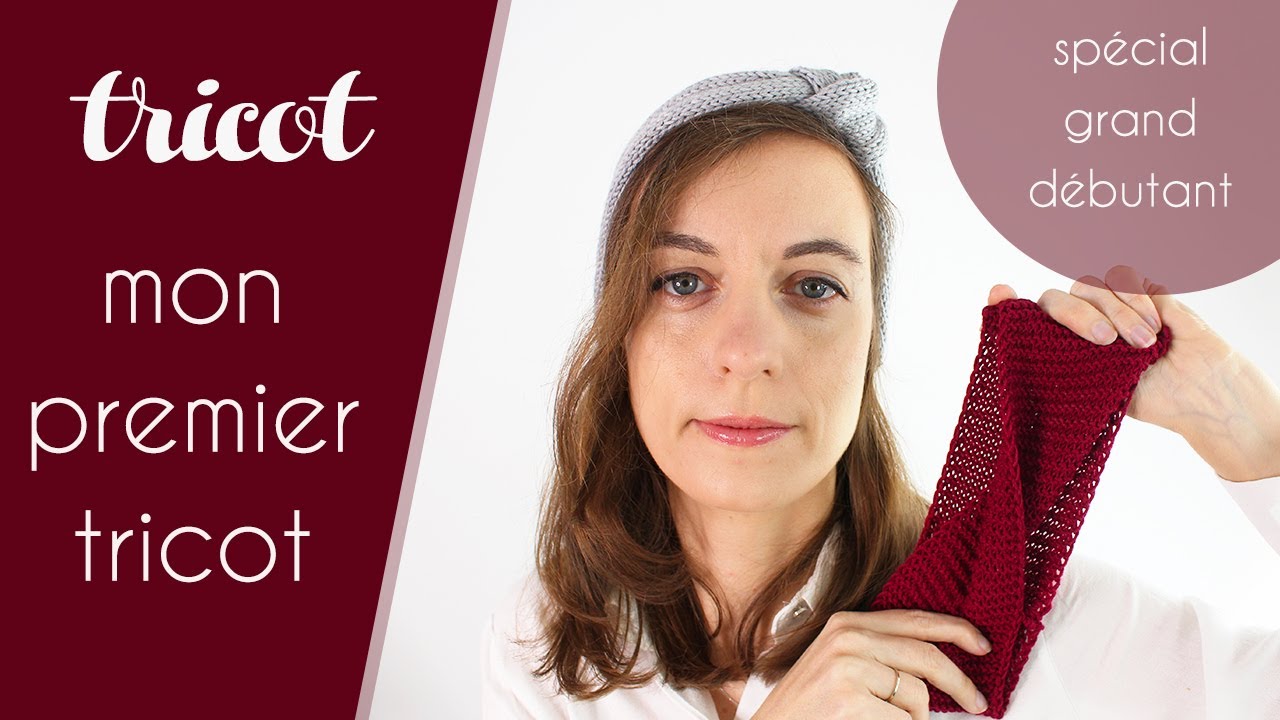 Mon premier tricot : 2 tutos de bandeaux pour apprendre les bases du tricot - Alice Gerfault