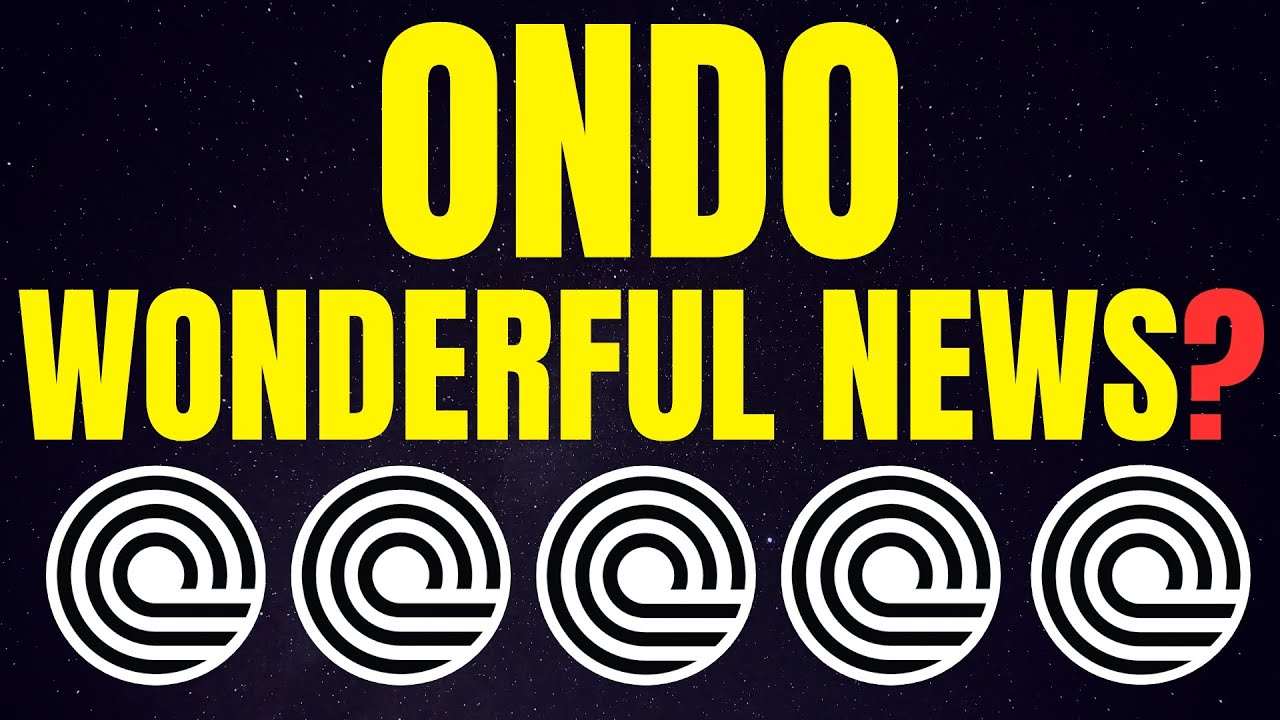 Ondo: Wonderful News? | Update on a Recent Post and ONDO Price Prediction -  YouTube