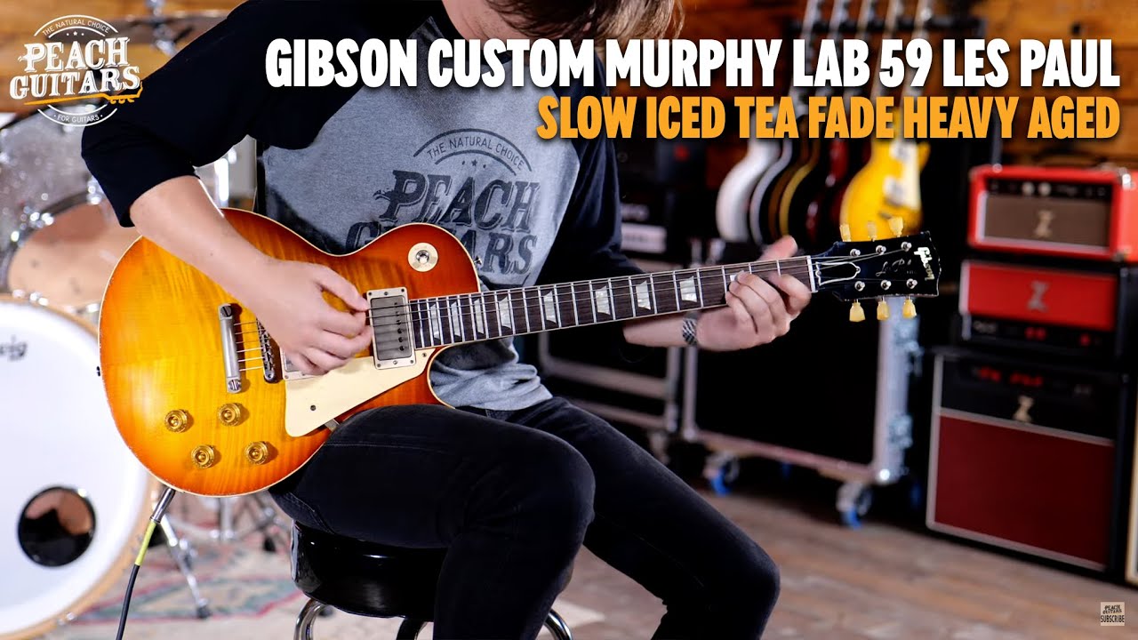 No Talking...Just Tones | Gibson Custom Murphy Lab 59 Les Paul Slow Iced Tea Fade Heavy Aged
