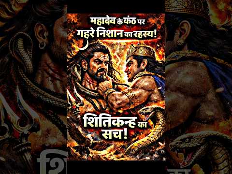 महादेव के कंठ पर निशान कैसे पड़े|🤯#shorts #facts #fyp
