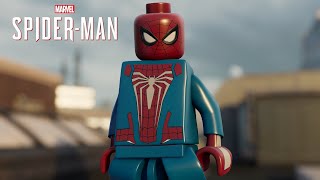 Spider-Man PC - LEGO Insomniac Spider-Man MOD Free Roam Gameplay!