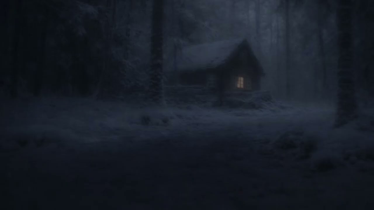 Silent Winter Night in a Nordic Forest ❄️ 3+ Hours Deep Dark Ambient Music for Sleep