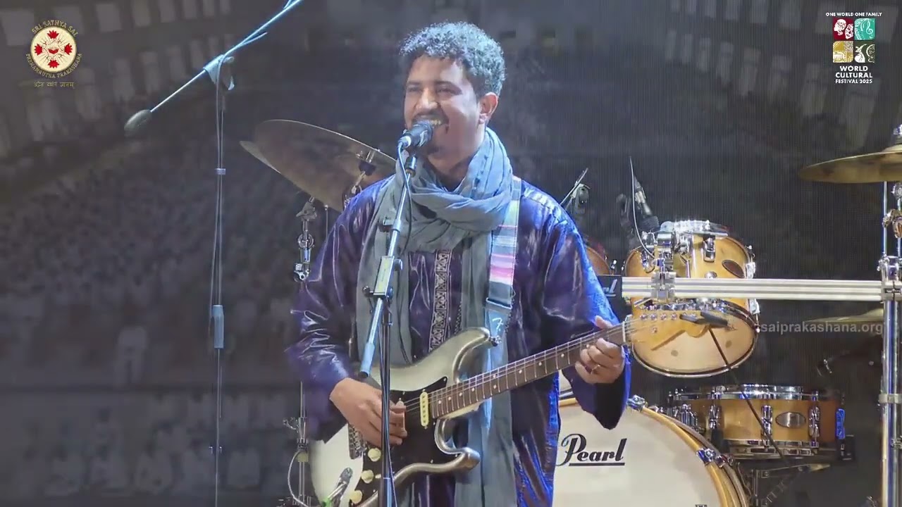 Kader tarhanine 2025 ghzalie World Cultral Festival Day 20 Algeria.Yemen Live Froum sathya Sai Grama