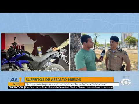 Dois suspeitos de assalto a motocicletas são presos na Ponta da Terra 16/10/26