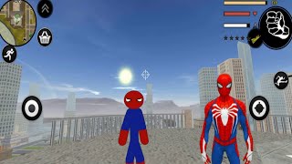 Spider Stickman Rope Hero Vice Town Gangster Crime -Android Gameplay screenshot 5