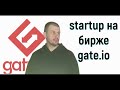 Биржа gate.io краткий обзор стартап и голосование или как я зарабатываю на бирже