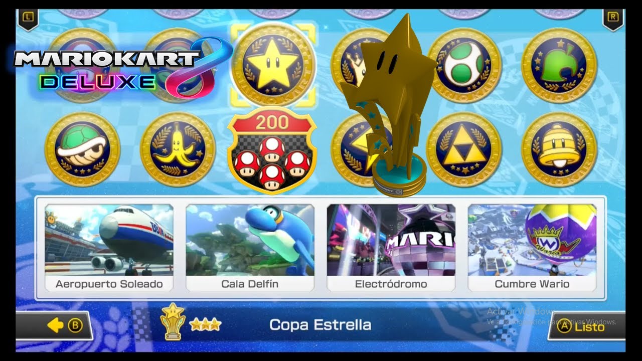 Copa Estrella en 200cc - Mario Kart 8 Deluxe