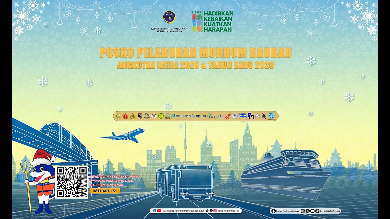 PELABUHAN MURHUM BAUBAU | 03/01/2026 | 13.00 WITA | KONDISI NORMAL | CUACA BERAWAN