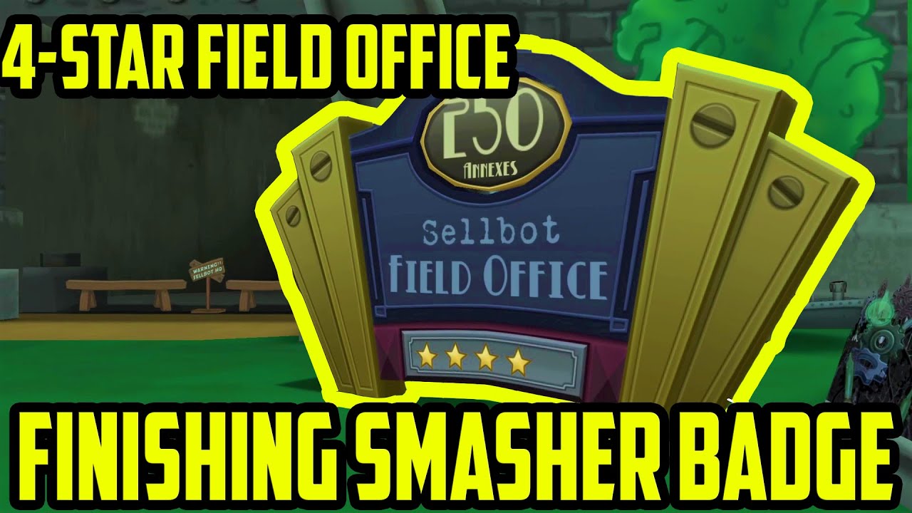 Toontown Rewritten 4Star Field Office + Credits + Finishing Last