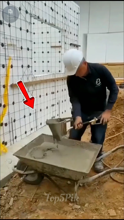 This Spray Plaster Machine Is a Game Changer! 😱 #shorts