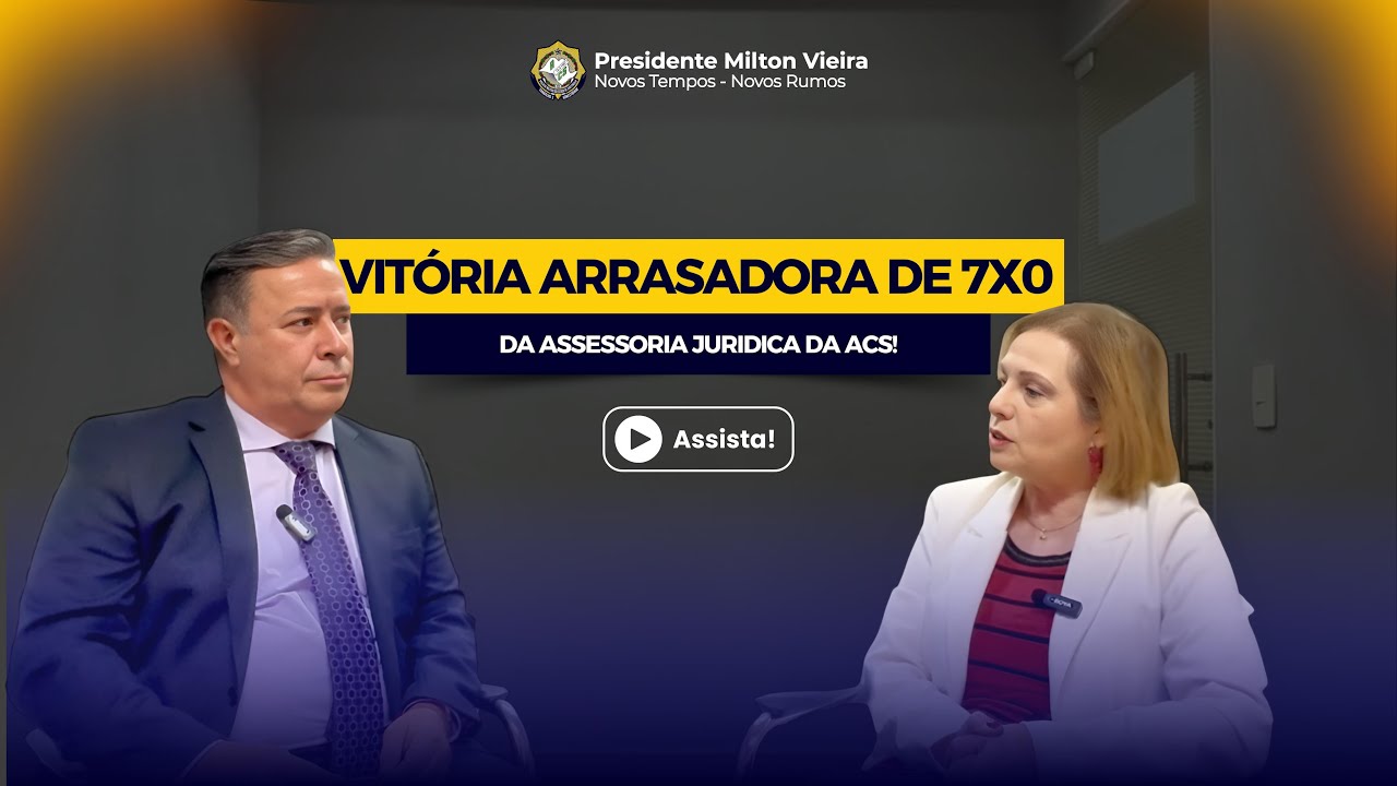 VITÓRIA ARRASADORA NO TRIBUNAL 7x0