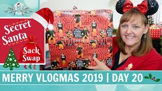 Disney Secret Santa Sack Swap | Vlogmas 2019 - Day 20