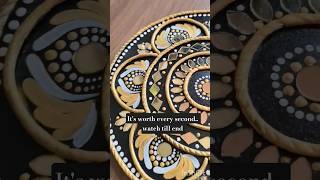 “Handmade  Lippanart wall art that looks ₹1000+ 💛”#lippanartwork #shorts #clayart #wallhanging