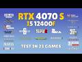 RTX 4070 Super + i5 12400F: Updated 2026 Test🔥 - 23 Games Tested