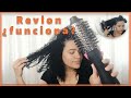 cepillo de REVLON funciona en CABELLO RIZADO|| Rudilenia