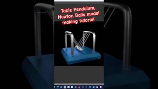 #maya #3dmodeling #autodesk #substance Table Pendulum, Newton Balls model making tutorial