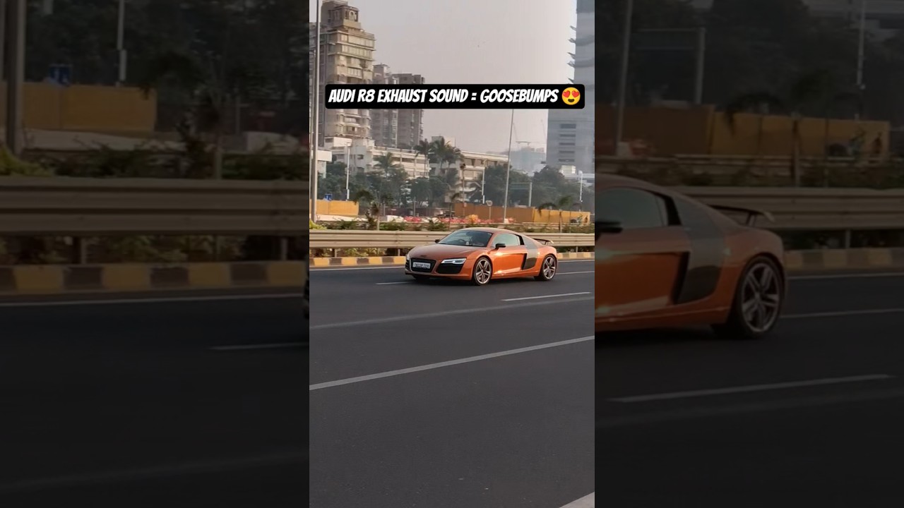 This AUDI R8 Sound Will Give You Instant Goosebumps 🙀💀❤️‍🔥😍💪😎📈🤯 