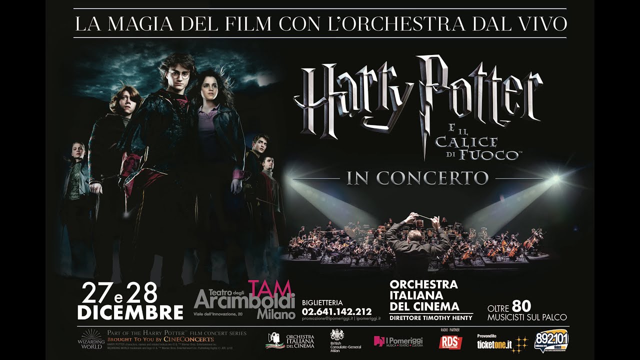Harry Potter E Il Calice Di Fuoco In Concerto Milano Youtube