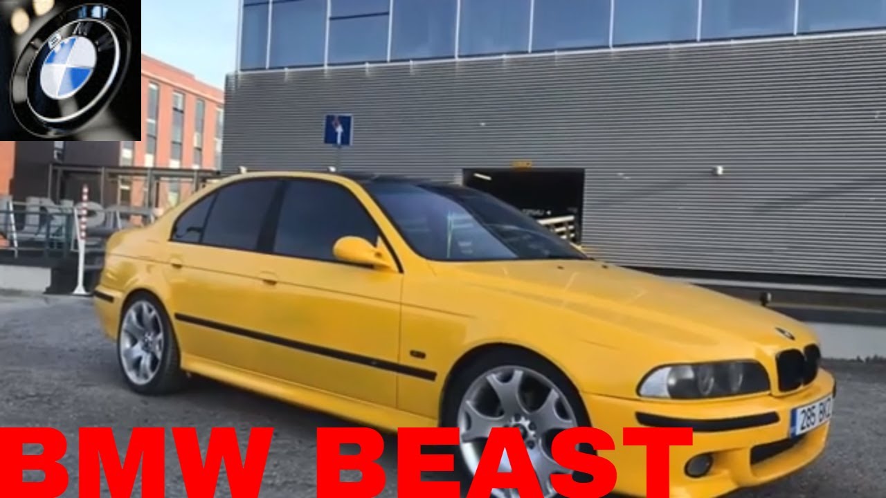 BMW E39 530D YELLOW M PACK 5er YouTube