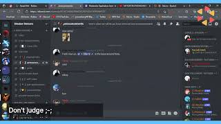 Filling my own discord moderator application form