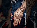 back hand heavy mehndi design #mehndi #henna #letestmehndi #hennadesign #shortvideo