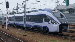 wjazd kończącego bieg ED161-001 jako IC SŁOWACKI na stacji Wrocław Główny