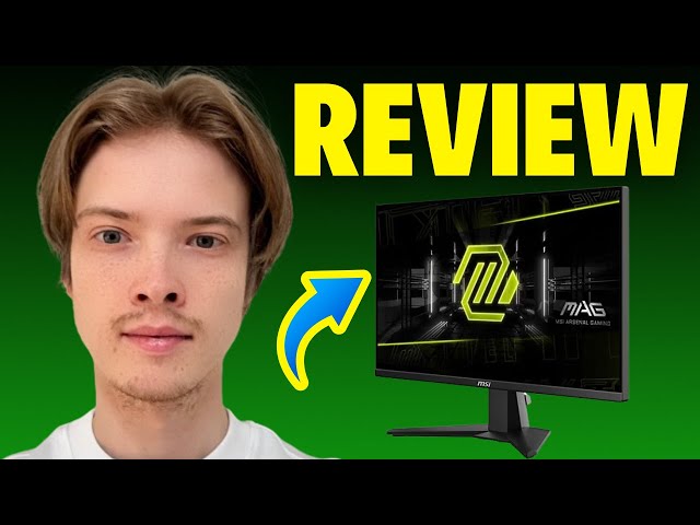 MSI Mag 255XFV 25-inch Gaming Monitor Review - YouTube